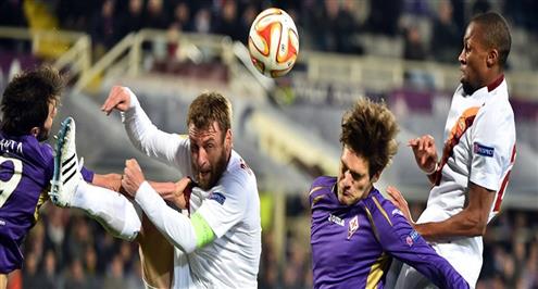 كيتا يفسد هدية صلاح لفيورنتينا ويتعادل لروما في الدوري الأوروبي